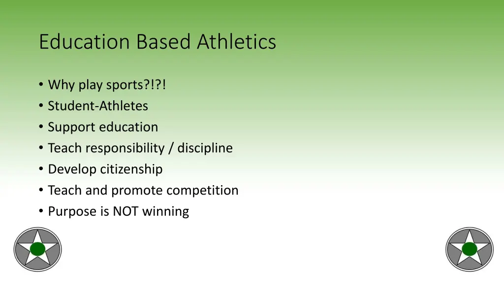 education based athletics