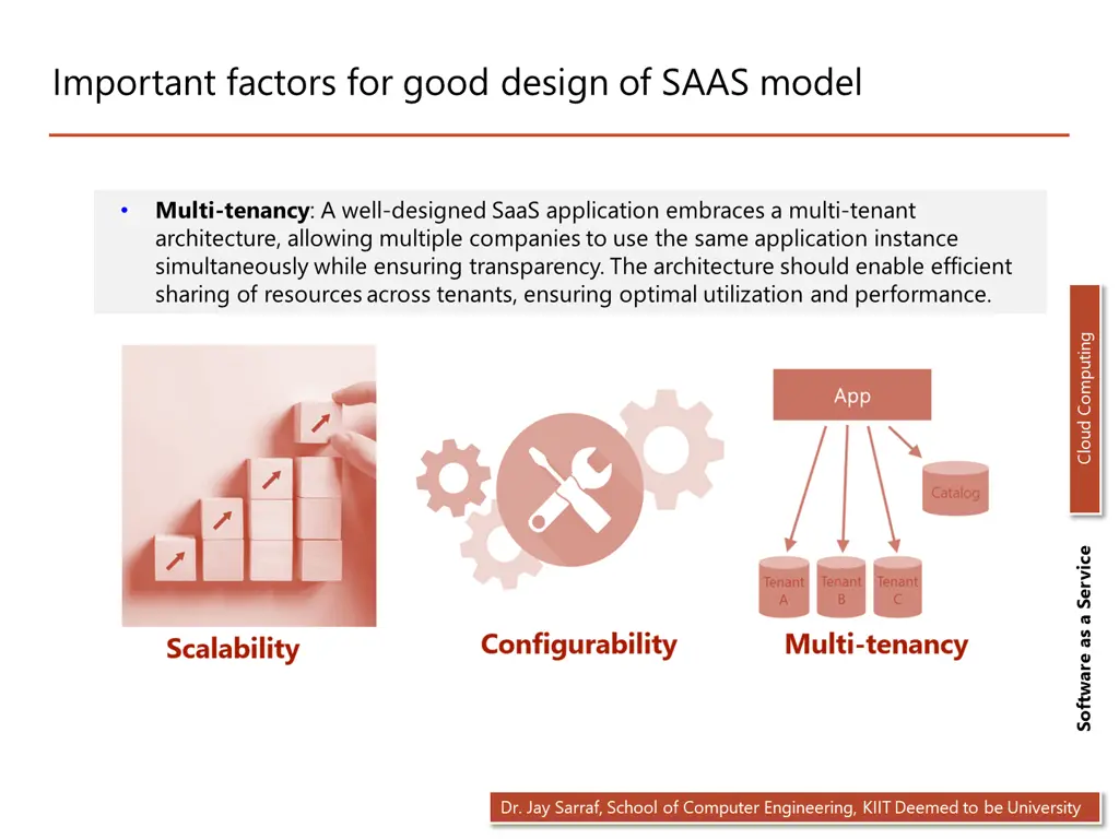 important factors for good design of saas model