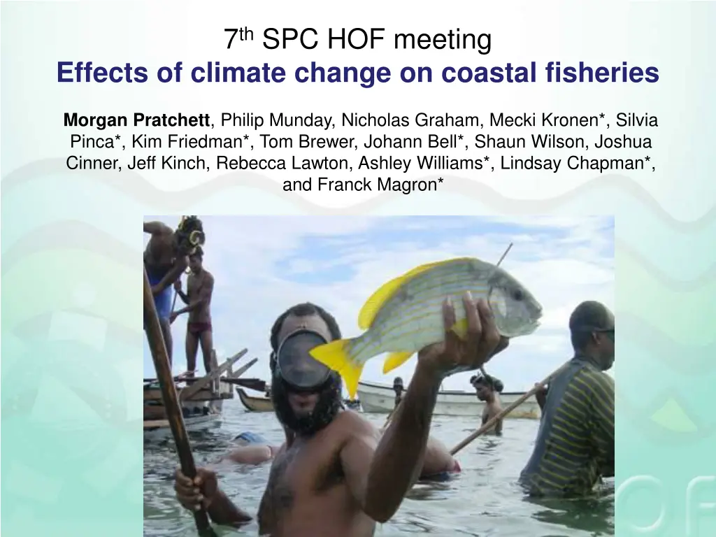 7 th spc hof meeting