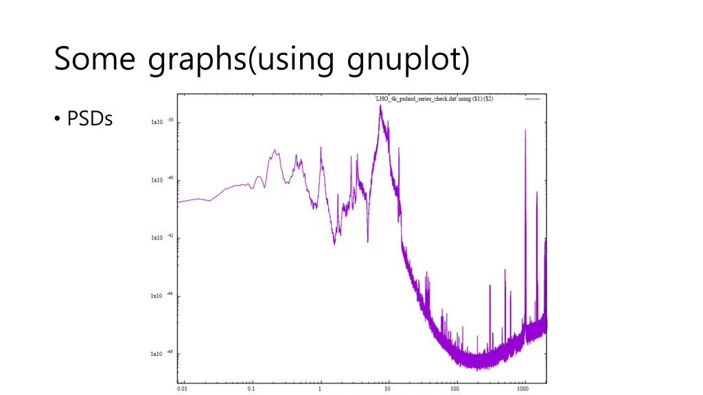 some graphs using gnuplot