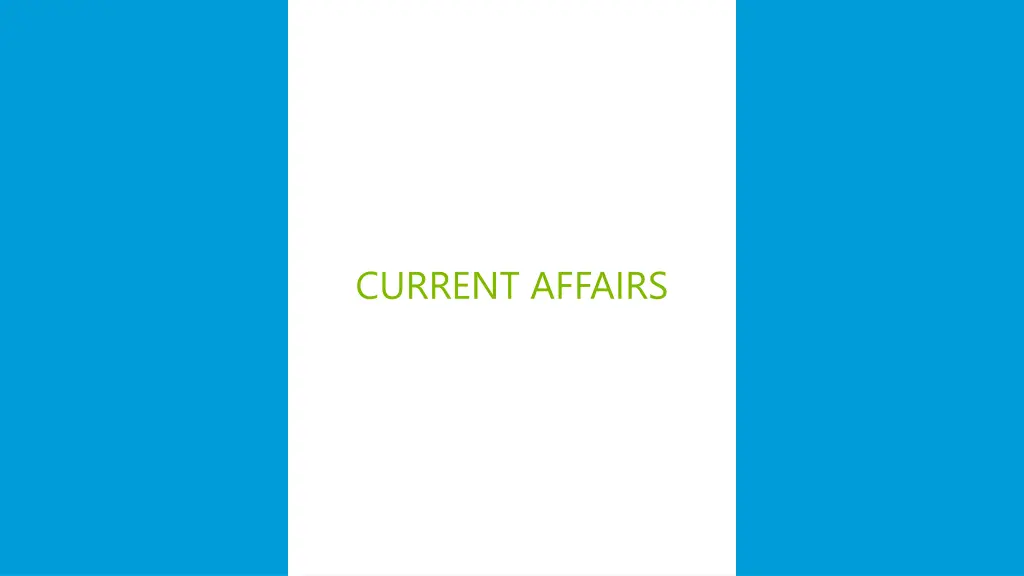current affairs