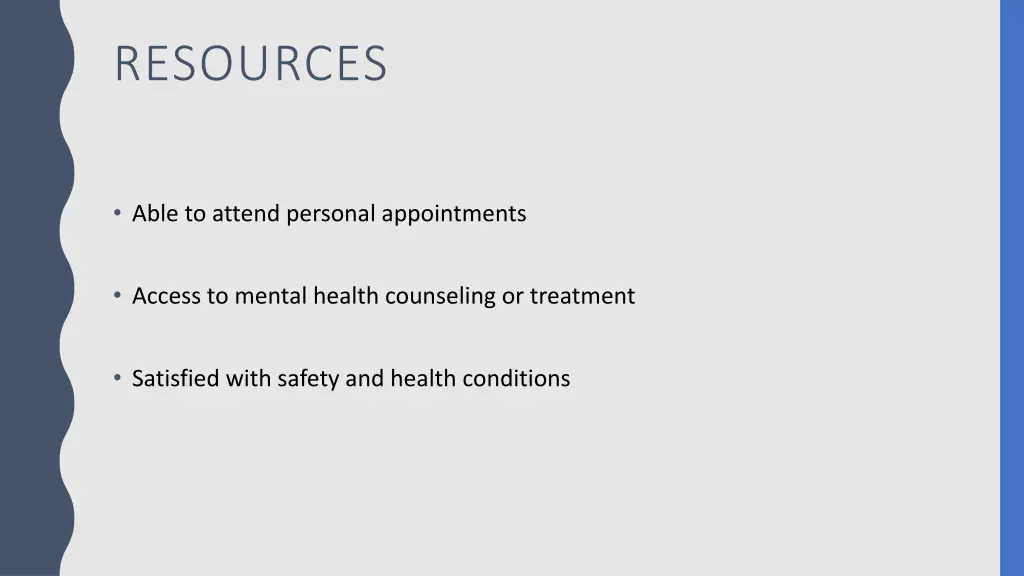 resources