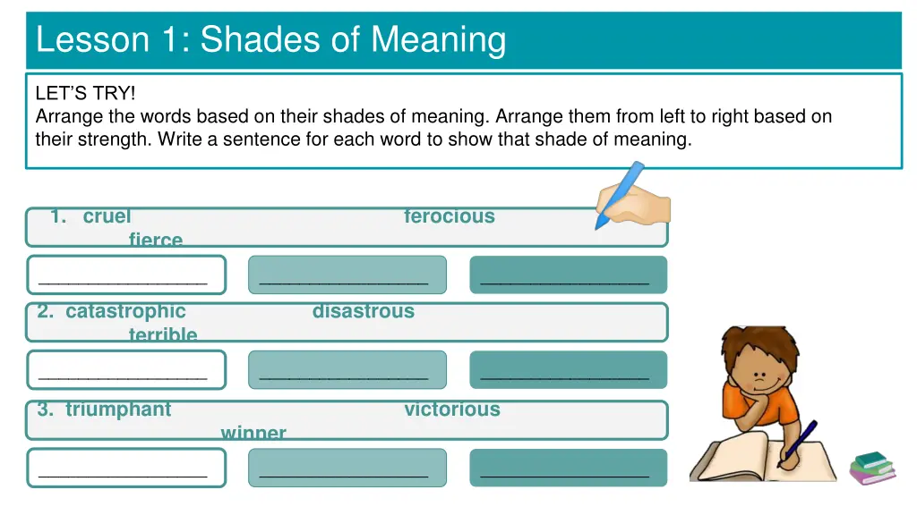 lesson 1 shades of meaning 6