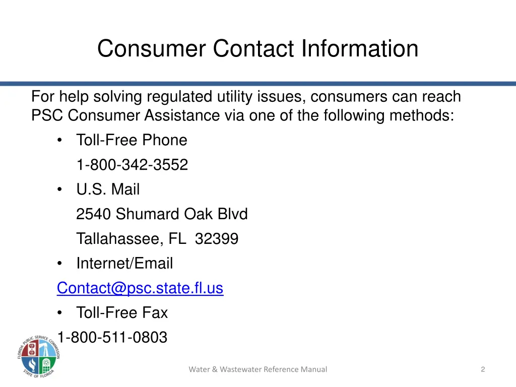 consumer contact information