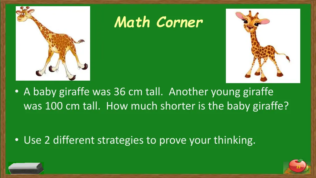math corner 15