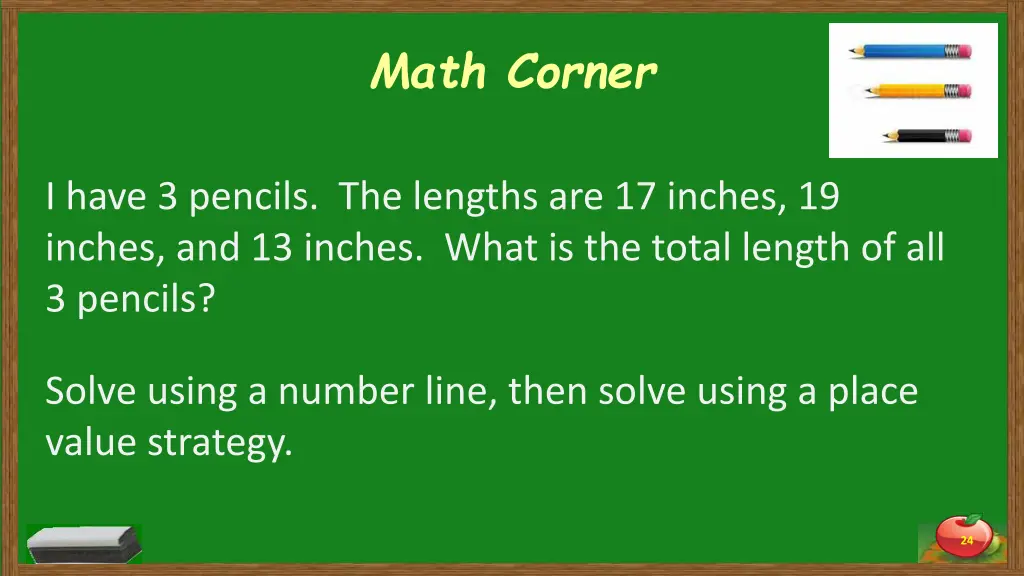math corner 16