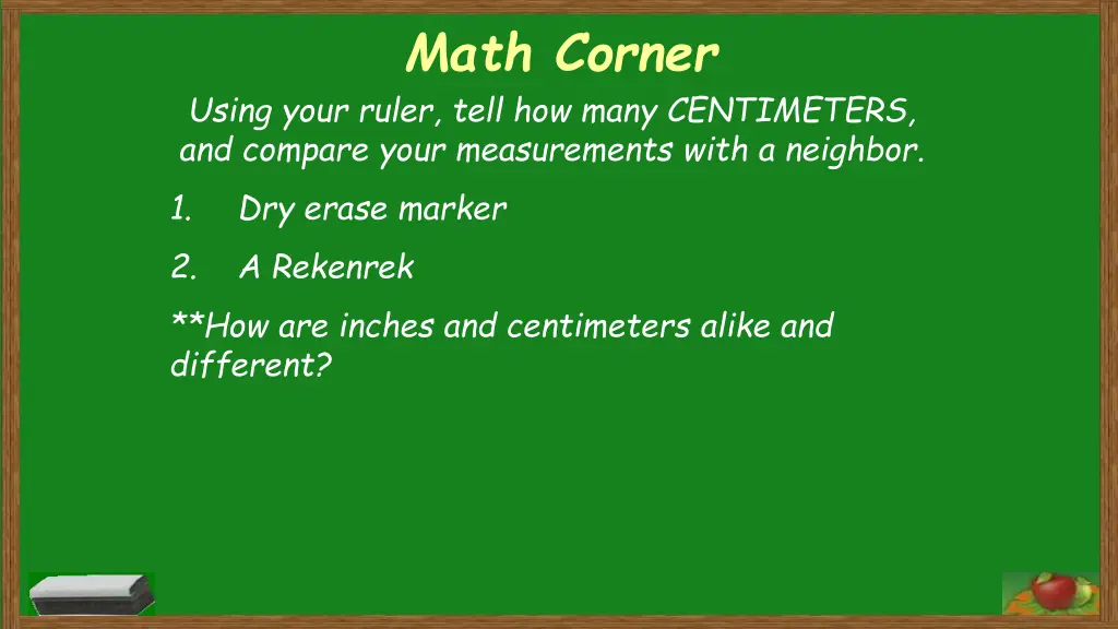 math corner 2