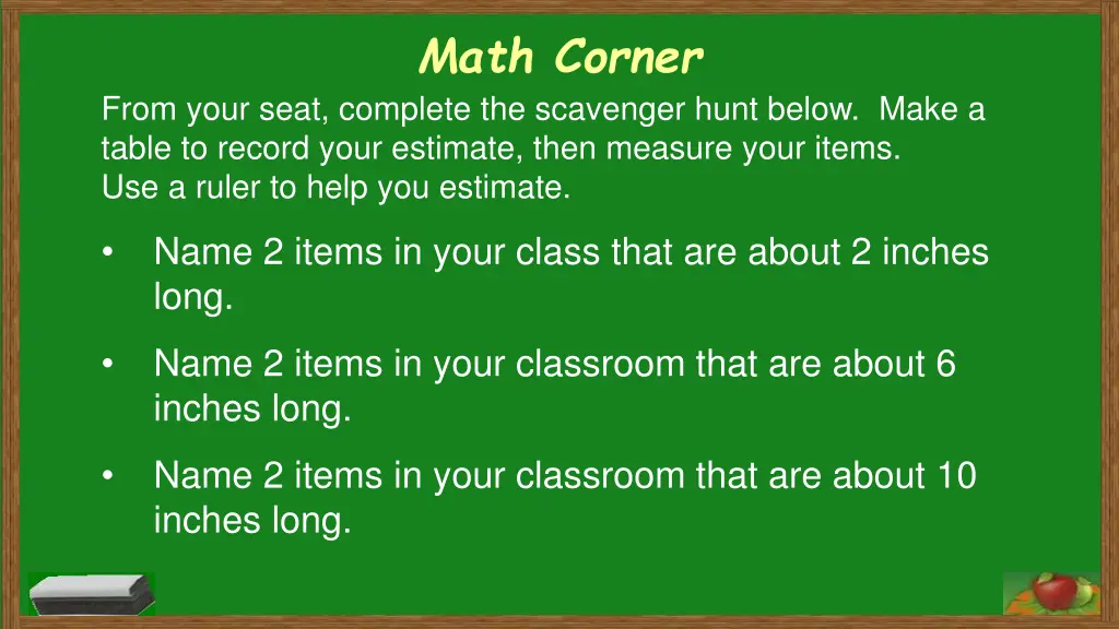 math corner 5