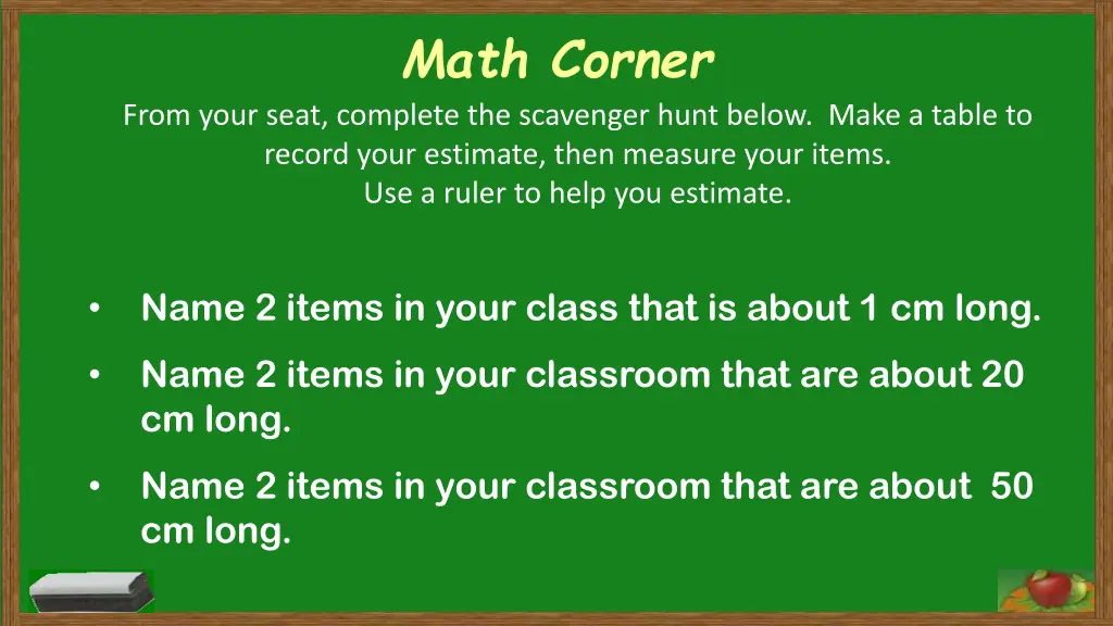 math corner 7