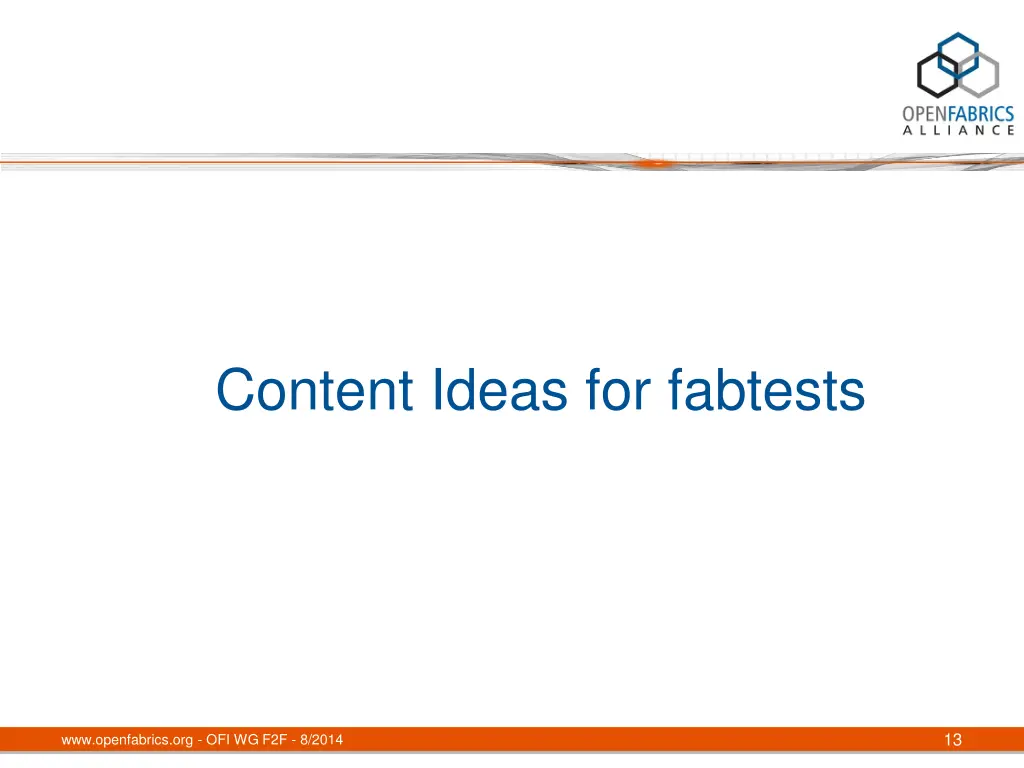 content ideas for fabtests