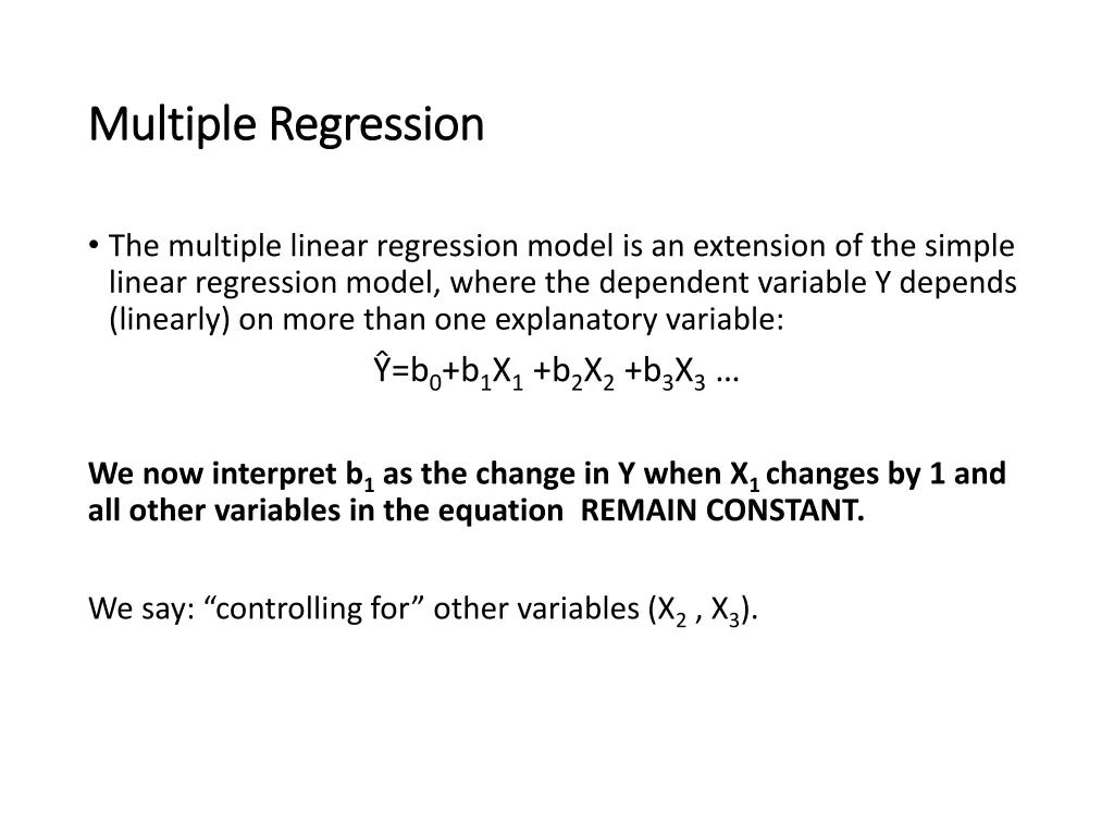 multiple regression multiple regression 1