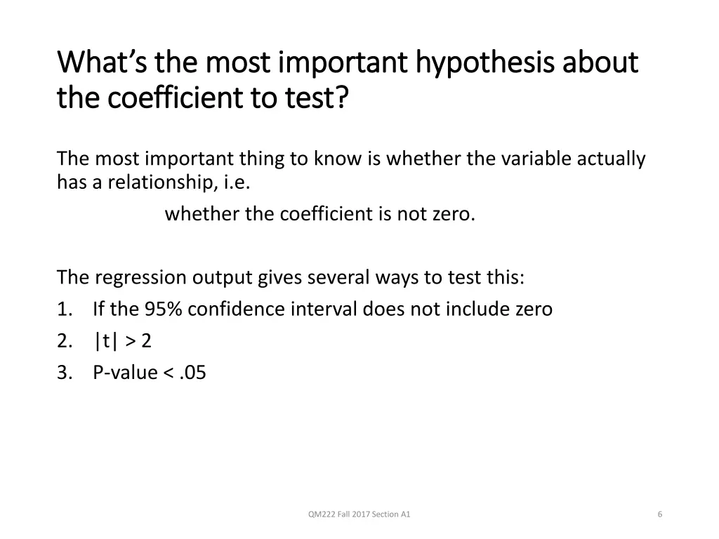 what s the most important hypothesis about what
