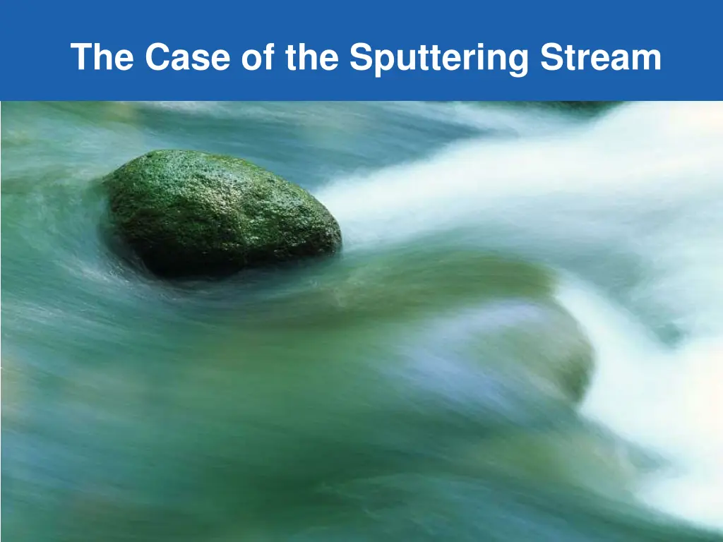 the case of the sputtering stream