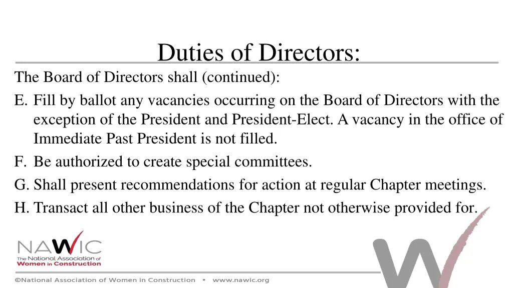 duties of directors 1