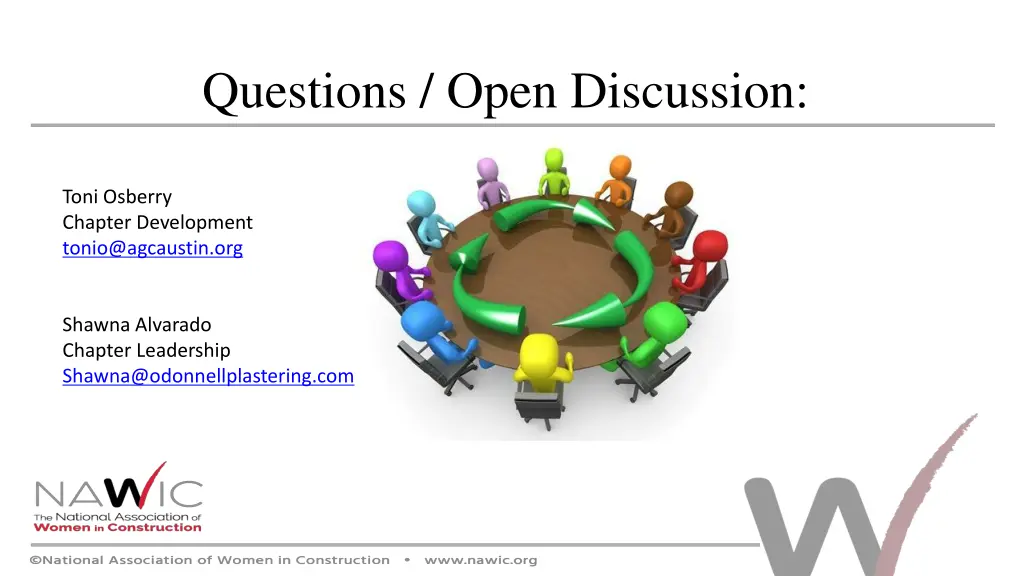 questions open discussion