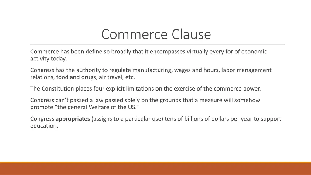 commerce clause