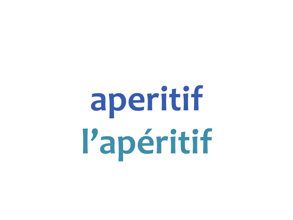 aperitif l ap ritif