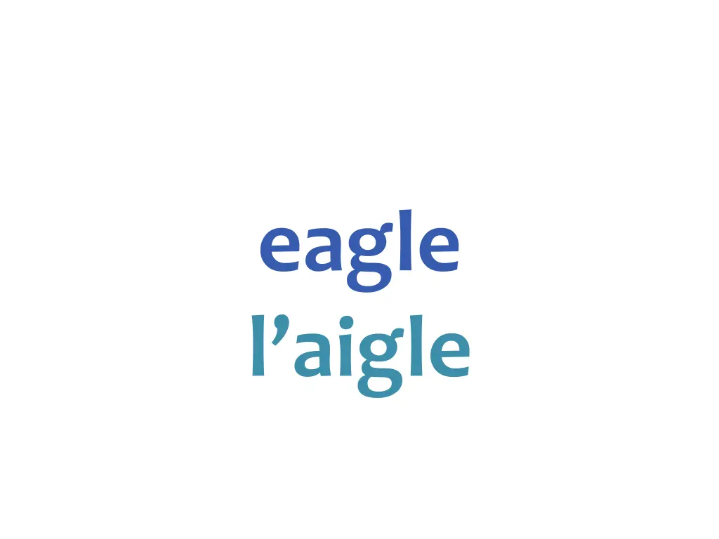 eagle l aigle