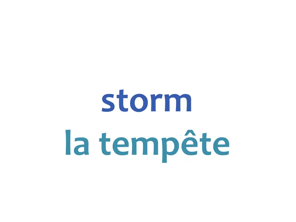 storm la temp te