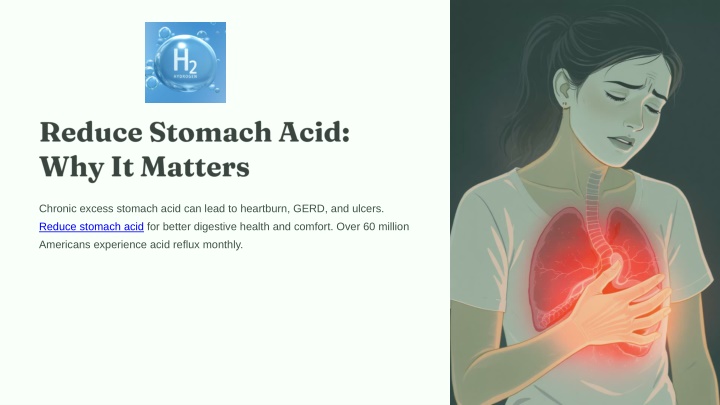 chronic excess stomach acid can lead to heartburn