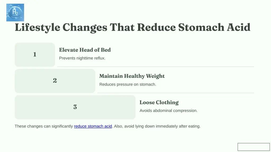 prevents nighttime reflux