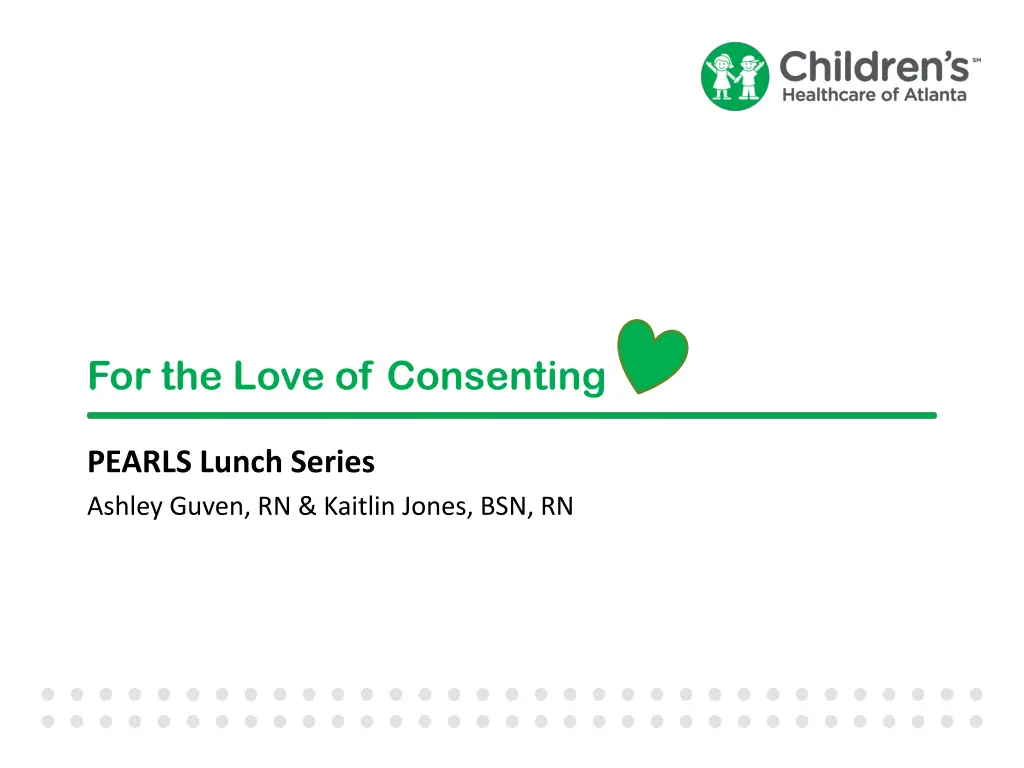 for the love of consenting