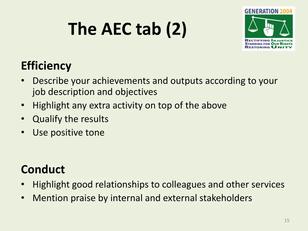the aec tab 2