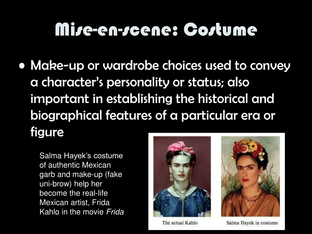 mise en scene costume