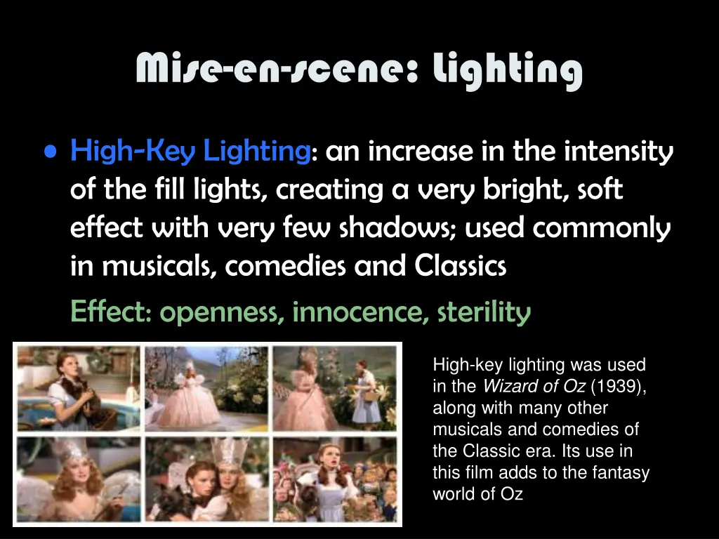 mise en scene lighting 1
