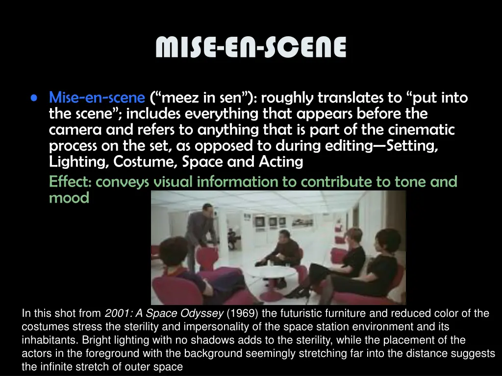 mise en scene