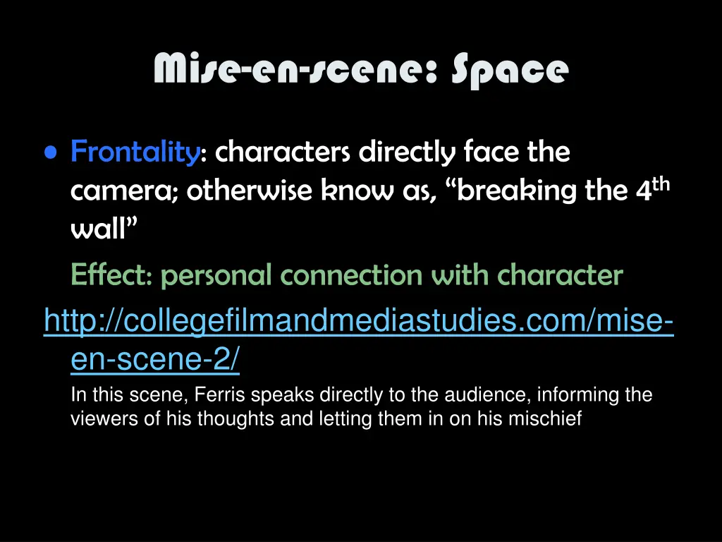 mise en scene space 3