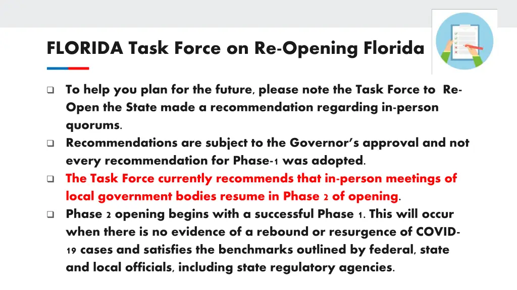 florida task force on re opening florida