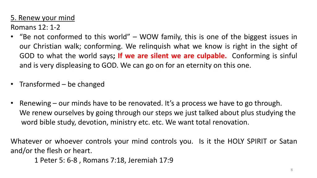 5 renew your mind romans 12 1 2 be not conformed