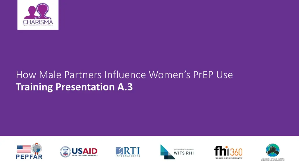 how male partners influence women s prep