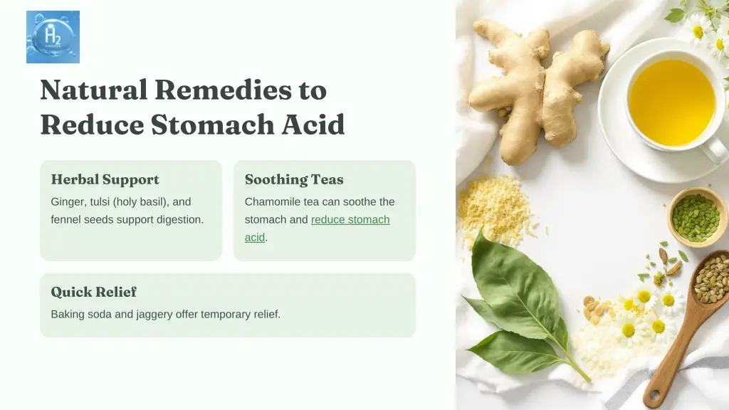 natural remedies to reduce stomach acid