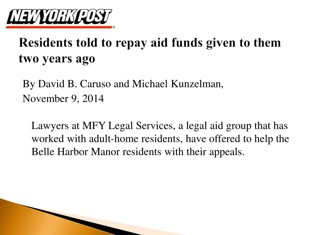 by david b caruso and michael kunzelman november