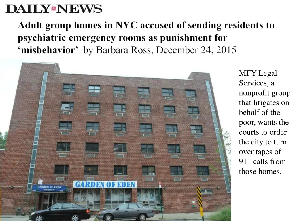 mfy legal services a nonprofit group that
