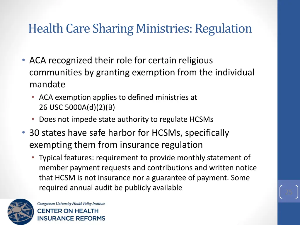 health care sharing ministries regulation