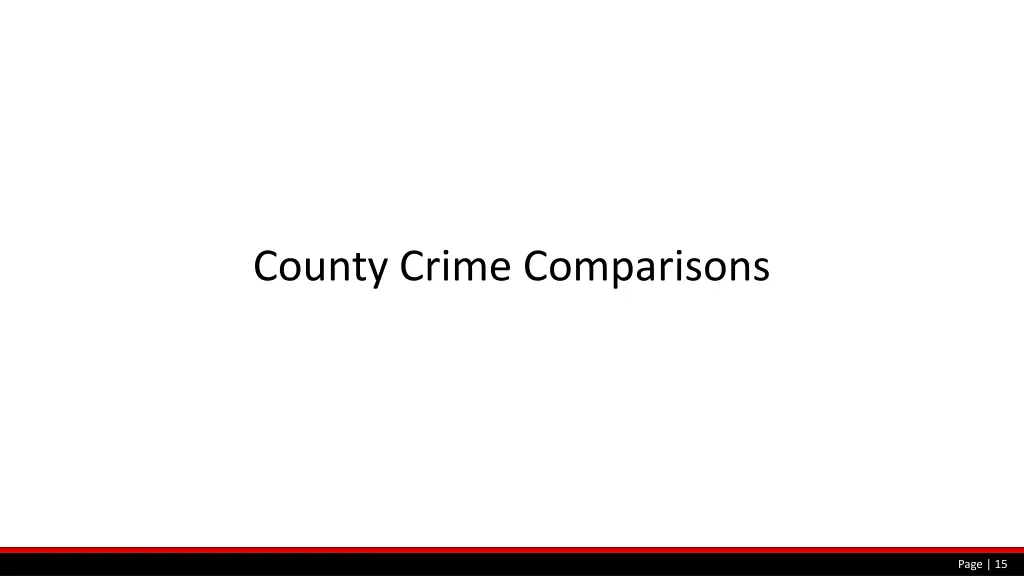 county crime comparisons