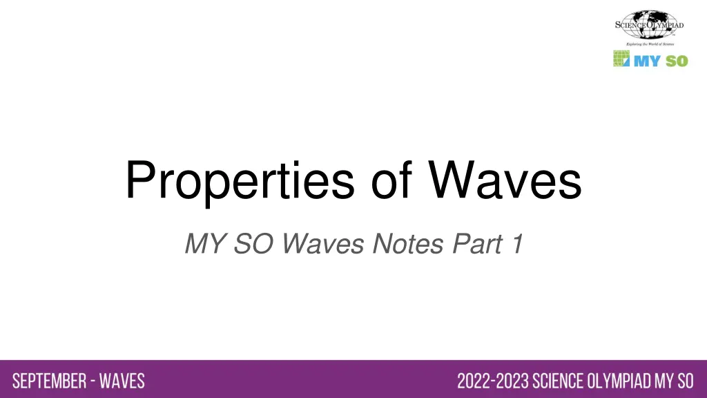 properties of waves