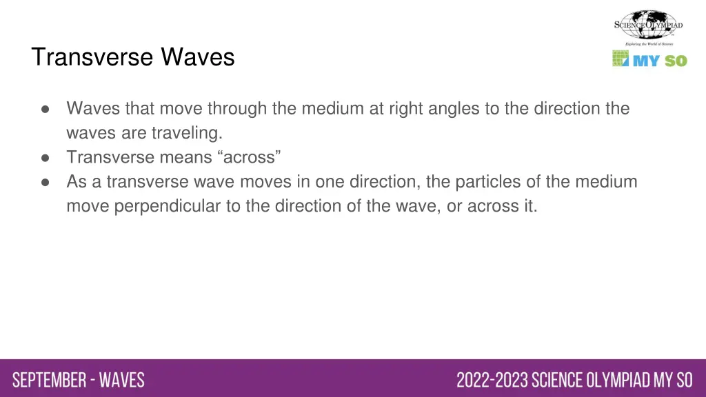 transverse waves