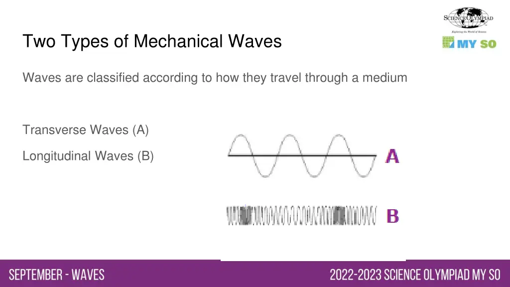 two types of mechanical waves