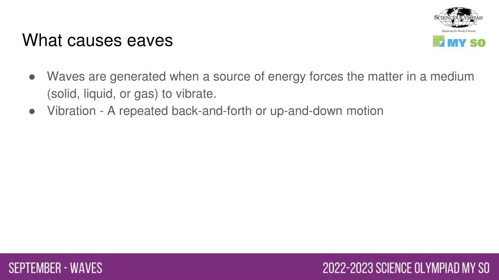 what causes eaves