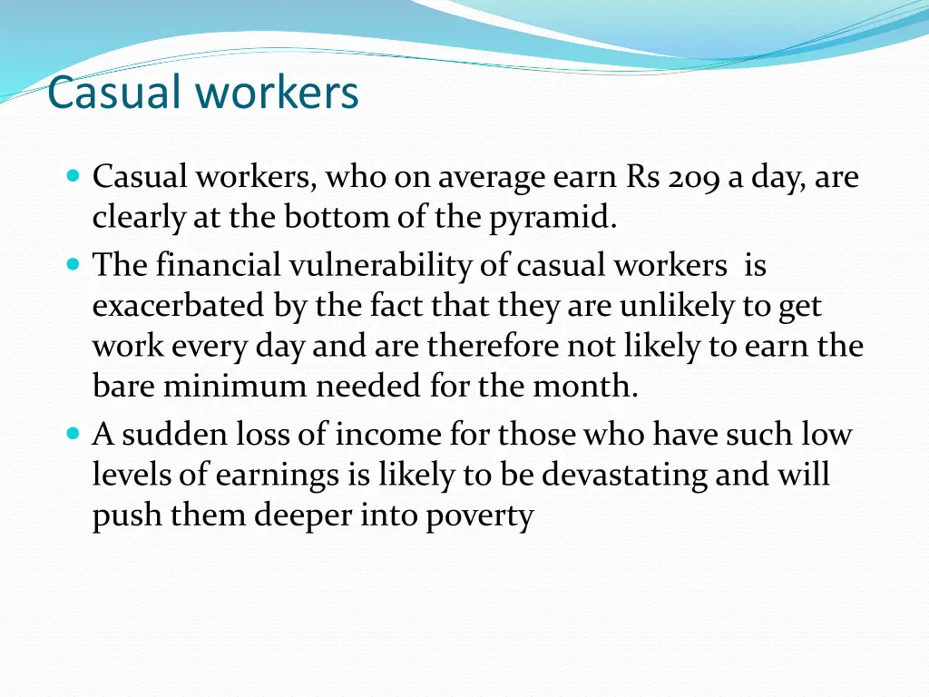 casual workers
