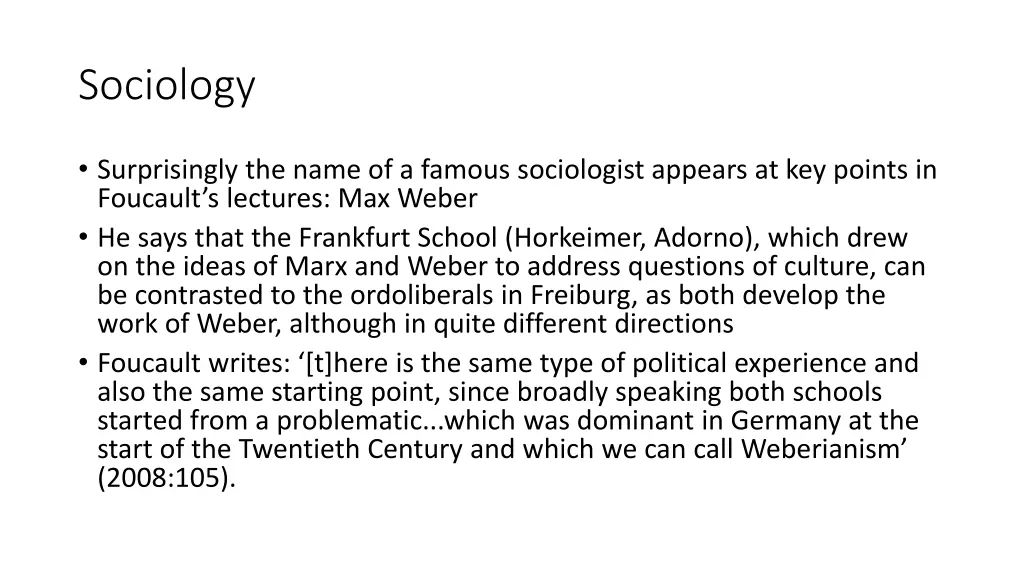 sociology