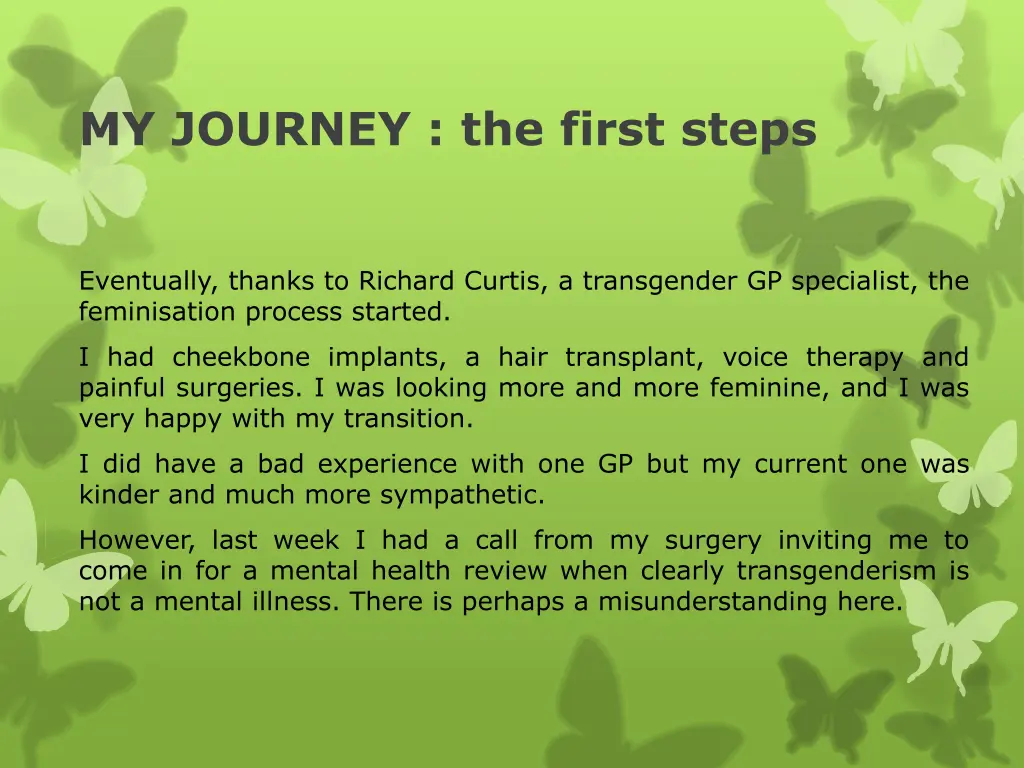 my journey the first steps 1