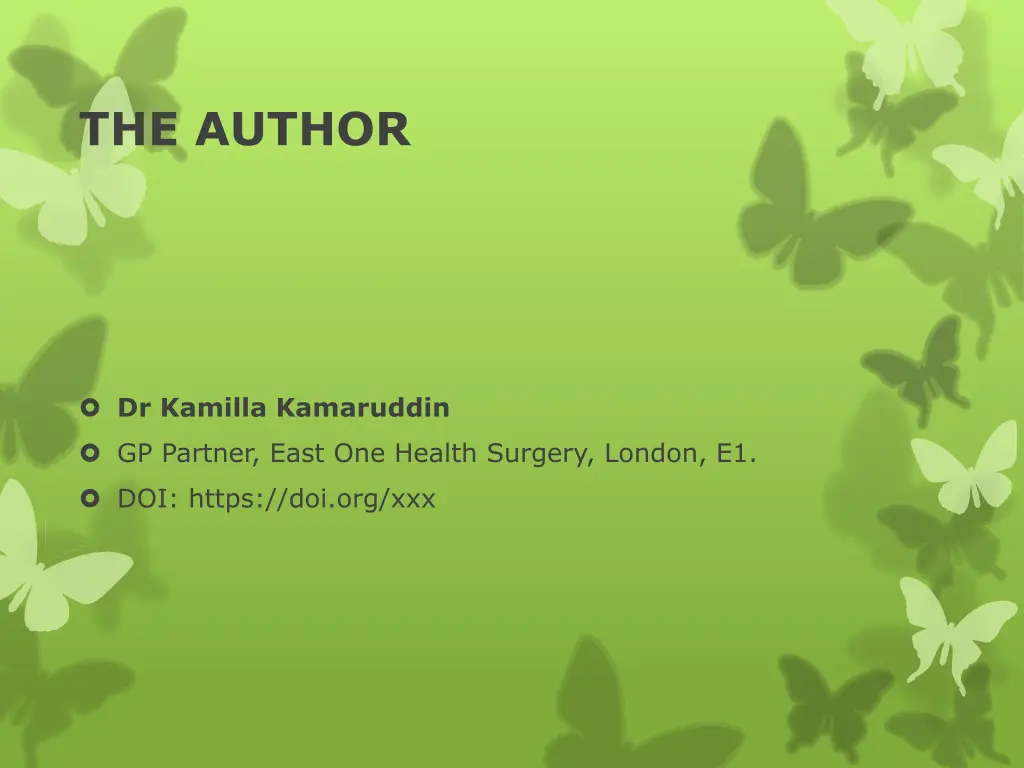 the author