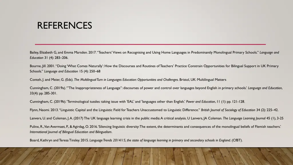 references