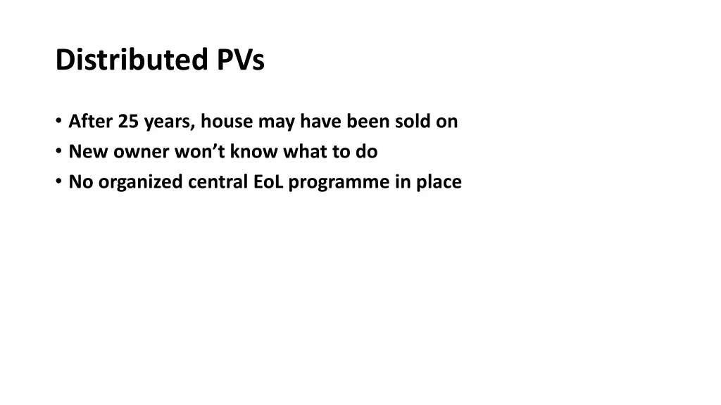 distributed pvs