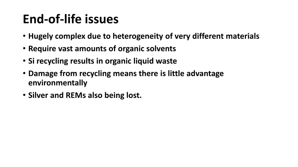 end of life issues hugely complex